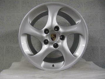Porsche Boxster (986) ORIGINELE 18inch Turbo velgen, Ophalen, Gebruikt, 18 inch, Velg(en)