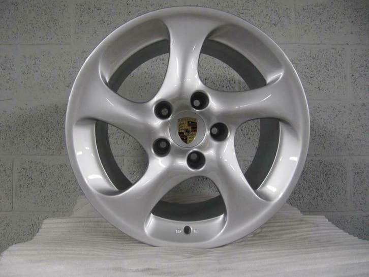 Porsche Boxster (986) ORIGINELE 18inch Turbo velgen, Auto-onderdelen, Banden en Velgen, 18 inch, Gebruikt, Herkomst onderdeel bekend