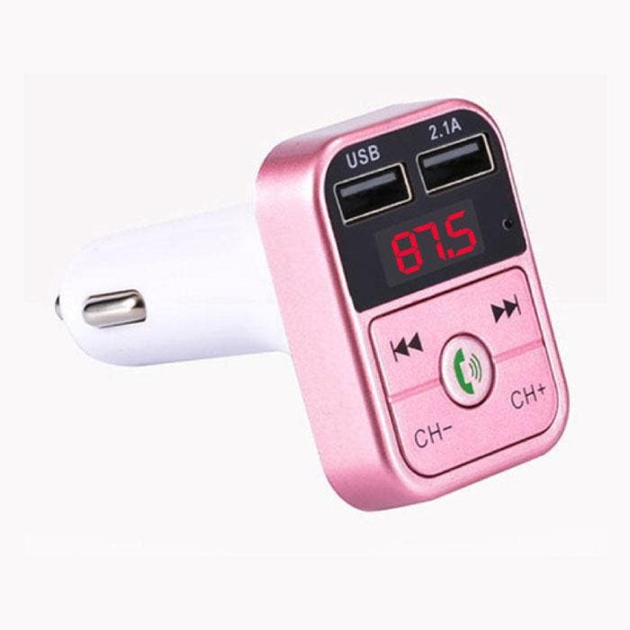 Dual USB Autolader Bluetooth Handsfree Oplader FM Radio Kit, Télécoms, Téléphonie mobile | Accessoires & Pièces, Envoi