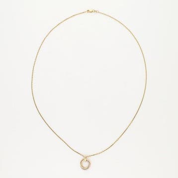 Ketting met hanger - 14 karaat Geel goud, Roségoud, Witgoud