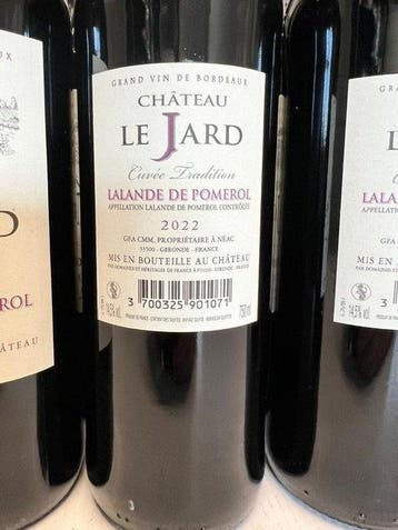 2022 Chateau Le Jard - Lalande-de-Pomerol - 18 Bouteilles