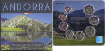 Andorre Andorra Coffret Euro Brillant Universel 2017 8 Pi..., Verzenden