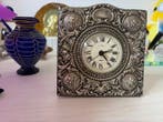 Horloge en forme de cadre - Art nouveau - Argent 925 -, Antiquités & Art, Antiquités | Argent & Or