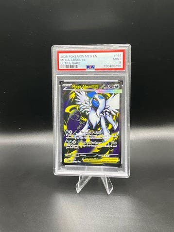 Pokémon - 1 Graded card - Mega Absol ex 161 Mega Evolution, Nieuw