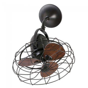 Elektrische ventilator - Plafondventilator 43 cm - Metaal,