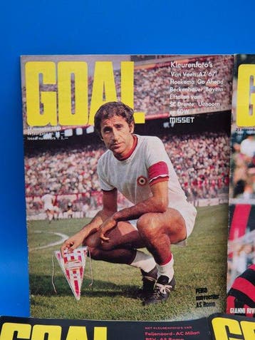 GOAL – Fußballmagazine – Konvolut (November 1969 – Januar, Nieuw