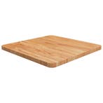 vidaXL Tafelblad vierkant 50x50x2,5cm massief eiken, Verzenden