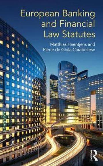 European Banking and Financial Law Statutes 9781138044333, Verzenden, Matthias Haentjens