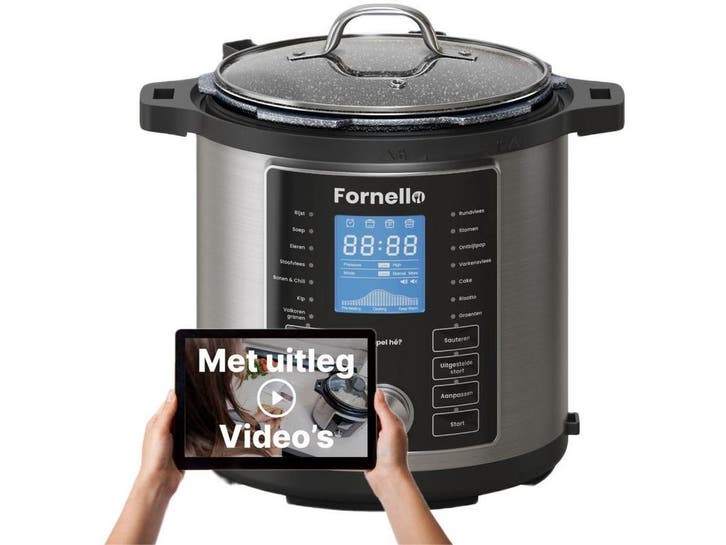 Fornello Supremo 6L Multicooker - Rijstkoker - 17, Elektronische apparatuur, Rijstkokers, Zo goed als nieuw, Verzenden