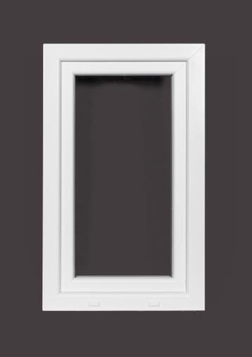 PVC raam draai kiep b60xh90 cm wit, Gevelraam of Ruit, Minder dan 80 cm, 80 tot 120 cm, Nieuw