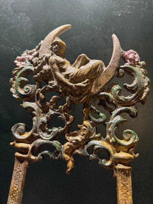 Schildersezel - gietijzer - Schildersezel-boekensteun, Antiek en Kunst, Curiosa en Brocante