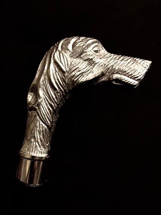 Wandelstok - Een jachtwandelstok met een handvat ontworpen, Antiek en Kunst, Curiosa en Brocante