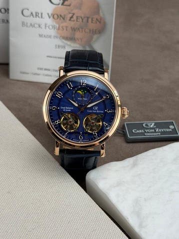 Carl von Zeyten - Murg Moonphase Automatic - CVZ0054RBLS -, Nieuw