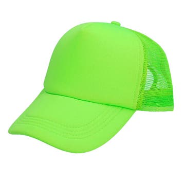 Neon Groene Pet Verstelbaar, Verzenden, Nieuw