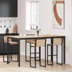 vidaXL Bartafel Naturel 200 x 100 x 105 cm Massief, Verzenden