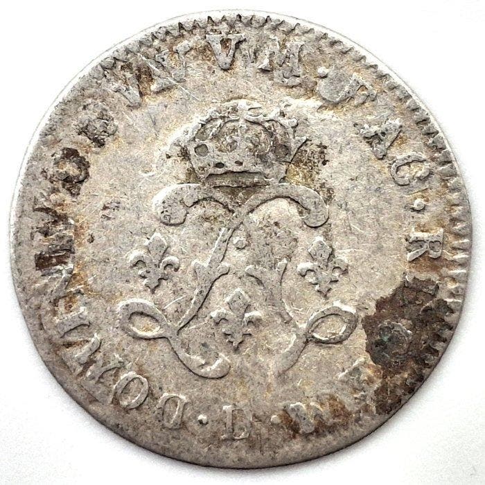 Frankrijk. Louis XIV (1643-1715). 4 Sols 1691-D, Lyon, Postzegels en Munten, Munten | Europa | Niet-Euromunten