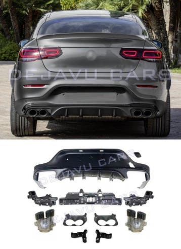 Facelift GLC43 AMG Look Diffuser voor Mercedes C253 Coupe, Ophalen of Verzenden