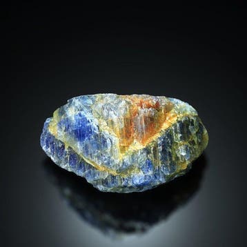 GEEN RESERVE! 65 ct Geel-blauwe natuurlijke saffier uit