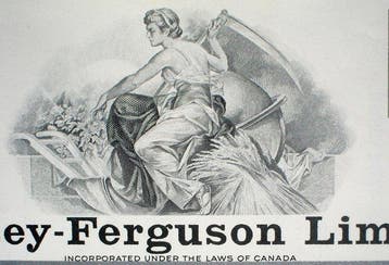 États-Unis dAmérique. Massey Ferguson Lim. 1970 (Sans prix