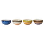 HKliving - 70's Ceramics Kleine Kom 4-pack - Hk Living Komme, Verzenden, Nieuw