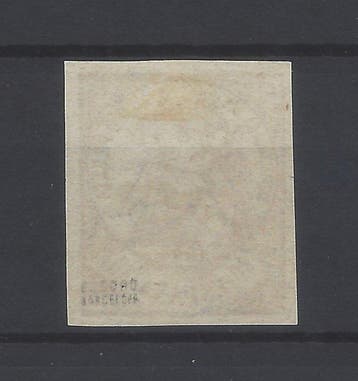 Espagne 1874 - Alegoría 40 cts. sans bordure dentée avec, Gestempeld