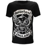 Motorhead Crossed Swords England T-Shirt, Nieuw