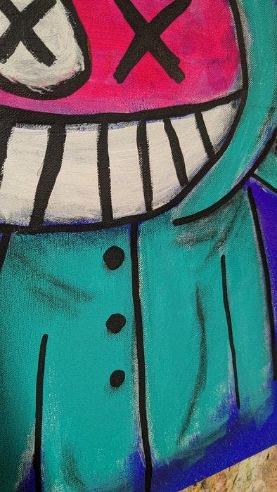JFOX - El Dino loco #2 + UV, Antiek en Kunst, Kunst | Schilderijen | Modern