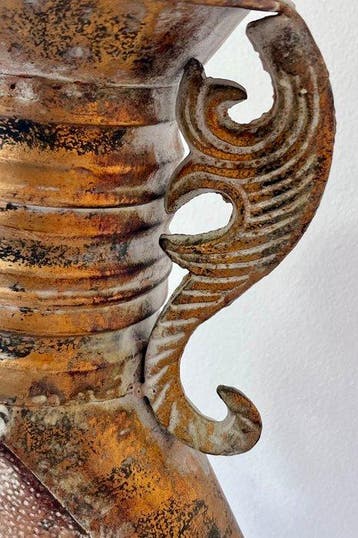 Vase - Fer - Grand élément décoratif en métal