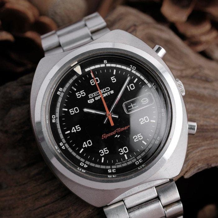 Seiko - Speed-Timer Chronograph - Zonder minimumprijs -, Handtassen en Accessoires, Horloges | Antiek