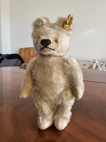 Steiff - Figuur - Steiff – oryginalny mi z moheru „Button