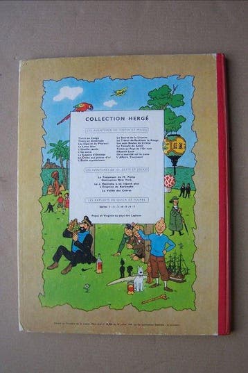 Tintin T9 - Le Crabe aux Pinces dOr - B22 - 1 Album -
