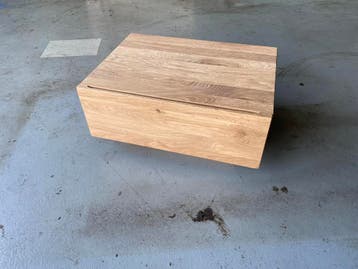 Ethnicraft Madra Bedside - Nachtkastje, Gebruikt, Verzenden, 45 tot 65 cm, Minder dan 55 cm