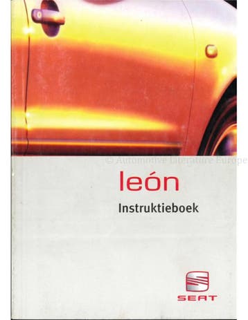 2000 SEAT LEÓN INSTRUCTIEBOEKJE NEDERLANDS, Ophalen of Verzenden