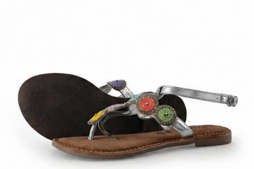 Lazamani Sandalen in maat 38 Zilver, Overige kleuren, Verzenden, Lazamani, Sandalen of Muiltjes