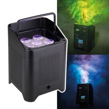 Citronic ViPAR: 6x18W Slimme Oplaadbare RGBWA/UV, Nieuw