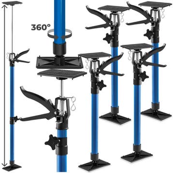4 deurspanners, 51 bis 115cm - blauw, Doe-het-zelf en Bouw, Verzenden, Nieuw