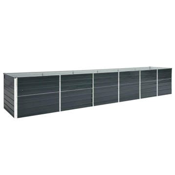 Plantenbak 480x80x77 cm antraciet voor de moestuin. Direc..., 100 cm of meer, Verzenden, Zo goed als nieuw, Metaal