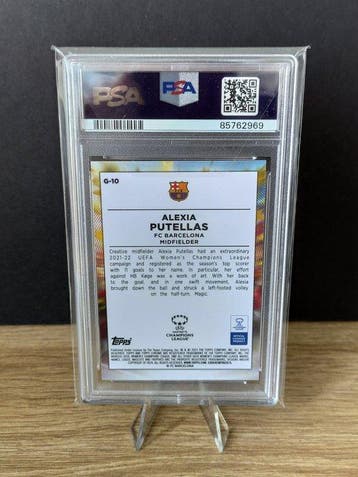 Topps Chrome Ucl Alexia Putellas Golazo - PSA Graded card, Nieuw