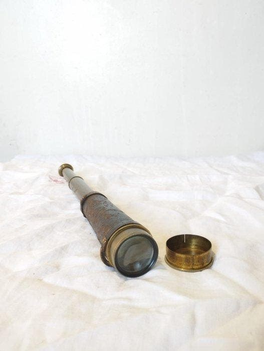 Telescoop - 1880-1900 - Frankrijk - Longue-vue ancienne, Collections, Appareils photo & Matériel cinématographique