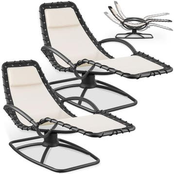 Ligstoel Toulon, ergonomisch, schommelfunctie, Verzenden, Nieuw