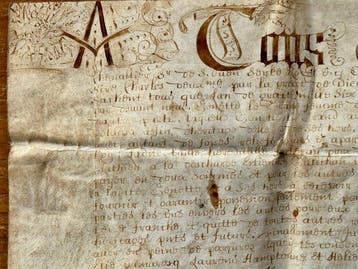 [King Charles 11 - era] - 17th Century Jersey Contrat de