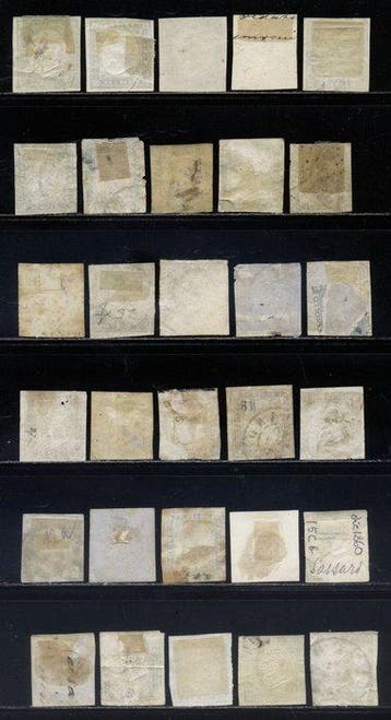 Italiaanse oude staten - Sardinië 1855/1863 - IV uitgifte -