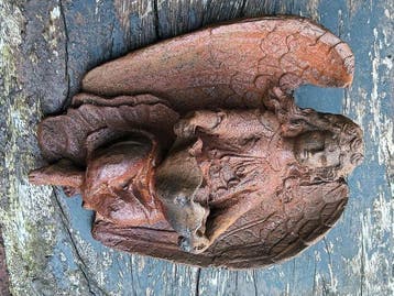 Beeld, Gietijzeren engelbeeld - 30 cm - GIETIJZER