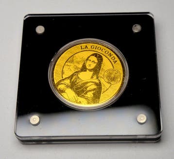 Togo. 1500 Francs 2022 La Gioconda Mona Lisa 1/200oz (.999)