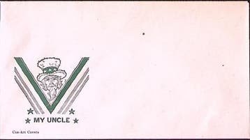 Amerikaanse envelop WWII (lijst optie), Verzenden