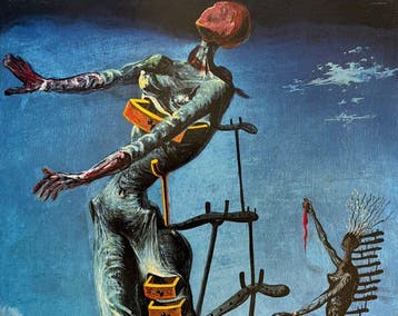 Salvador Dali (1904-1989) - “La girafe en feu, 1937”. - 60 x