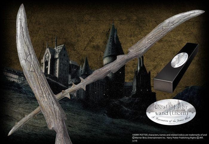 Harry Potter Toverstaf Death Eather (Thorn), Verzamelen, Harry Potter, Nieuw, Ophalen of Verzenden