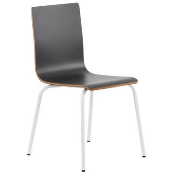 Stoel | DANIS | Grijs | Witte Poten | 485x530x820(h)mm, Verzenden
