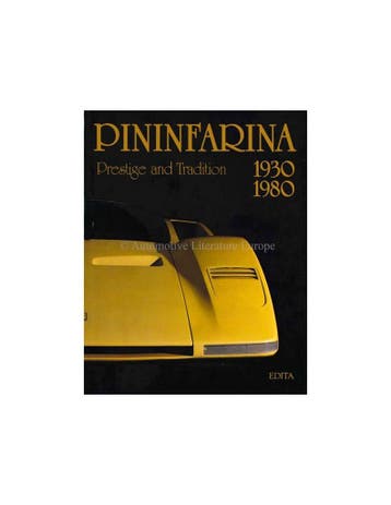PININFARINA, PRESTIGE AND TRADITION  1930 - 1980, Ophalen of Verzenden, Nieuw