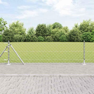vidaXL gaashek met betonnen voetstuk 10 x 0,4 m, Verzenden, Nieuw
